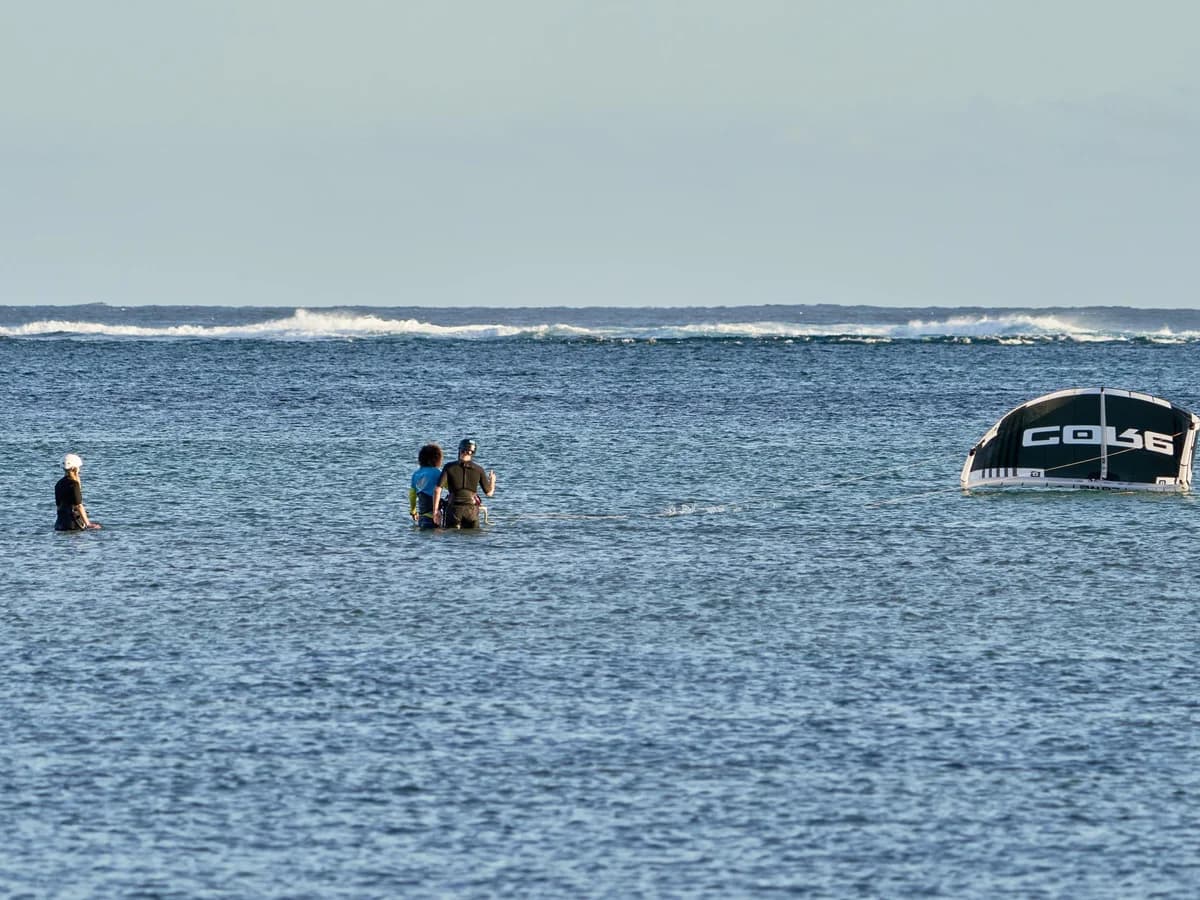 Kiteglobing surf camp