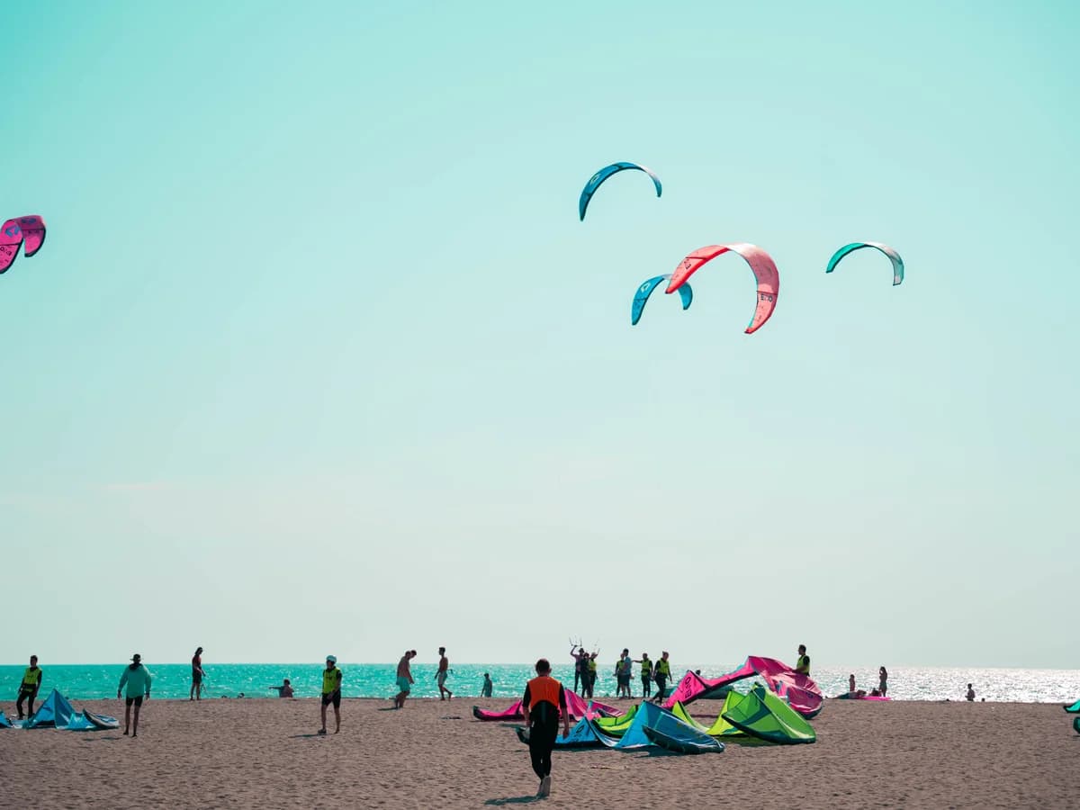 Kiteriders surf camp